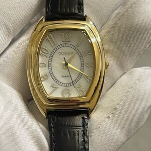 Gossip Ladies Mother of Pearl Quartz Watch Leather Strap 361 PC21